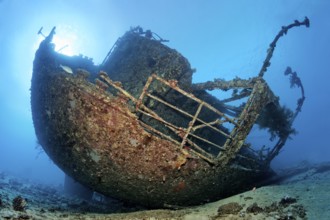 Wreck, shipwreck, Chrisoula K, also tile freighter, Greek, cargo ship, loaded with tiles, 101m