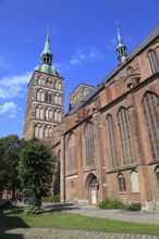 St. Nicholas Church, also St. Nicholas Church, in the urban area of Altstadt, Stralsund,