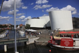 Restaurant, Fishing Trawler Milan, Ozeaneum, Seemuseum Stralsund, Museum of Oceanography and
