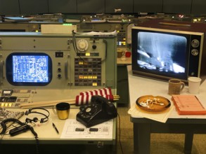 Houston Nasa Space Mission control historic center, NASA monitored Gemini and all Apollo 11 lunar