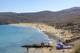 Agios Sostis, Mykonos, Cyclades, Greece - Agios Sostis Beach, small town with the famous Kikis