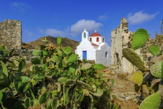 Ano Mera, Mykonos, Cyclades, Greece - Small church from the 18th century on the site of the Gyzi