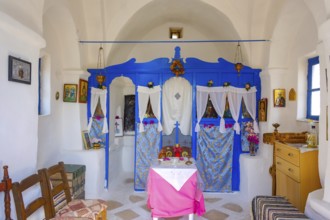 Ano Mera, Mykonos, Cyclades, Greece - Small church from the 18th century on the site of the Gyzi