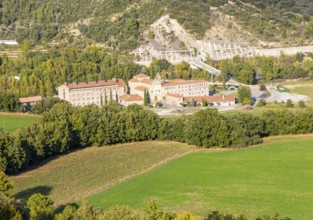 El Monasterio de Boltaña, former monastery now hotel and spa, Boltana, Huesca province, Aragon,