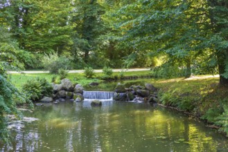 In Muskauer Park, UNESCO World Heritage Site, Bad Muskau, Upper Lusatia, Saxony, Germany