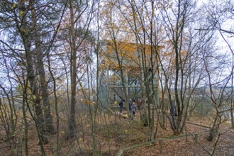 Observation tower, Tister Bauernmoor, Tiste, Samtgemeinde Sittensen, Lower Saxony, Germany