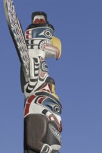 Totem, Totem Pole, Stanley Park, Vancouver, British Columbia, Canada