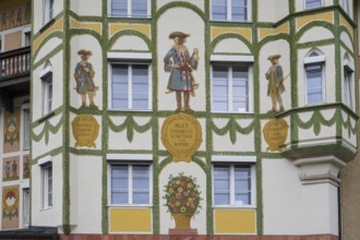 Façade with air painting, Elector Clemens August, Max Emanuel Elector of Bavaria, Elector Karl