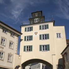 Khan Tower, Stadttor, Stadtbefestigung, Bad Tölz, Upper Bavaria, Bavaria, Germany