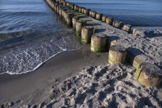 Grooves in the Baltic Sea, detail, Ahrenshoop, Darß, Mecklenburg-Western Pomerania, Germany