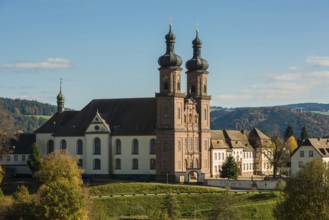 Baroque monastery church, St. Peter, Southern Black Forest, Black Forest, Baden-Württemberg,