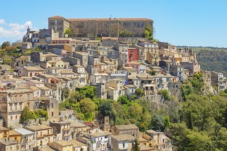 Historic town view, Ragusa Ibla, Ragusa province, Sicily, Italy