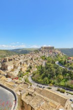 Elevated view of Ragusa Ibla, Ragusa Ibla, Ragusa province, Sicily, Italy