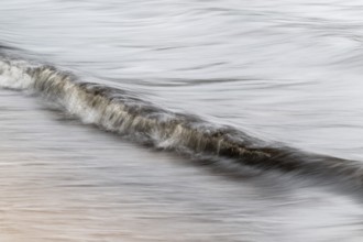 Small wave, smudge effect, soft water, lake, Sweden