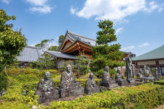 Stone Buddha Statues, Ninna-ji Renge-ji Temple, Buddhist Temple, Kyoto, Japan