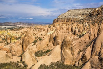 Red Gorge rock galleries, fantastic tuff rock formations, Cappadocia, Turkey