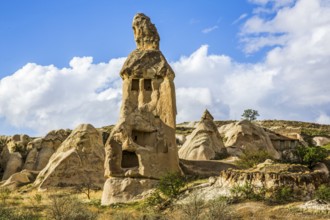 Valley of the Doves, fantastic tuff rock formations, Cappadocia, Turkey