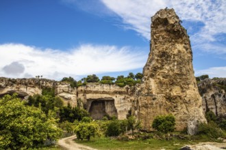 Quarry, Parco Archeologico della Neapolis, Sicily, Syracuse, Sicily, Italy