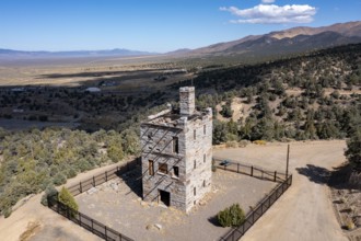Austin, Nevada - Stokes Castle, built in 1897 by Anson Phelps Stokes, but occupied for only one