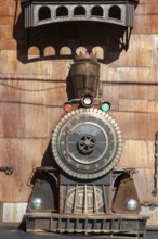 Beatty, Nevada - Exterior detail of the Exchange Club Casino and Coffee Shop