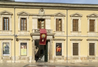 Renaissance architecture of Lonja de Zaragoza building, Zaragoza, Aragon, Spain