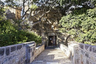 Access, bridge, entrance, Neratzia fortress, also Nerantzia, castle, first mentioned in 1395,