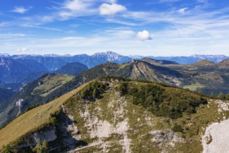 Drone shot, Egelseehörndl, Postalm, Osterhorn Group, Salzkammergut, Province of Salzburg, Austria