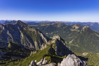View from Rettenkogel to Rinnkogel, Postalm, Osterhorn Group, Salzkammergut, Province of Salzburg,