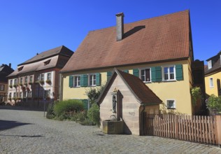 Houses in the old town, city of Spalt, Roth district, Middle Franconia, Germany