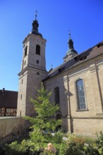 Former collegiate church of St. Nikolaus, city of Spalt, Roth district, Middle Franconia, Germany