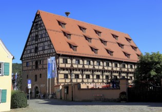 Houses in the Old Town, Kornhaus Museum, Hopfen Bier Gut, City of Spalt, Roth District, Middle