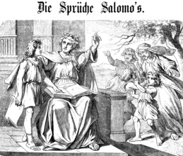 Wisdom calls and warns, emphatic warning against seduction, The sayings of Solomon, chapter 1, King