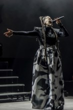 LaFee (real name: Christina Klein) live on Shadow & Light Tour 2025 at Berlin's Tempodrom on 26.10