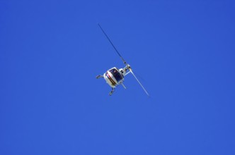 An Aerospatiale AS-350 BA Ecureuil helicopter, registration D-HAAN, from Meravo Air Company during