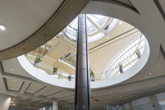 Interior view, State Parliament of North Rhine-Westphalia, Düsseldorf, North Rhine-Westphalia,