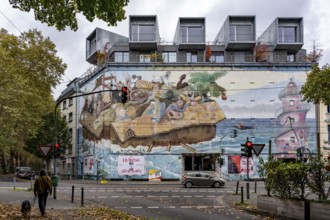 The Bilker Bunker, former air raid shelter from 1944, is a listed building, used as a cultural