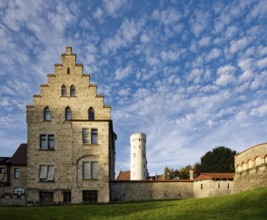 Lichtenstein Castle, also known as Württemberg's fairytale castle, built in the style of