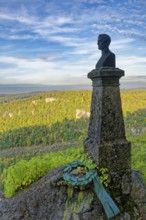 Wilhelm Hauff Memorial, memorial stone for Wilhelm Hauff, Romantic writer and fairy tale poet,