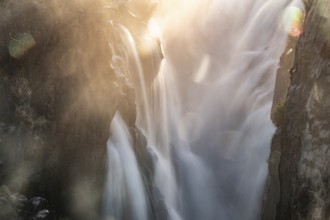Detail, Epupa Falls, Water at Epupa Waterfalls, Kaokoveld, Namibia