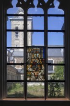 17th century stained glass window by Jean de Caumont at the Park Abbey, Abdij van Park,