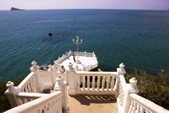 Observation deck, Balcon del Mediterraneo, (balcony of the Mediterranean Sea), Benidorm, Valencia,