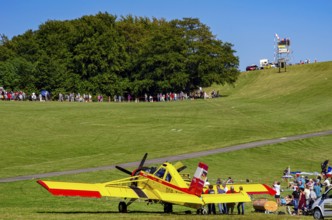 A PZL-106 AR Kruk agricultural aircraft with the registration D-FOAB and the original registration