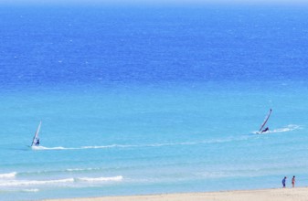 Windsurf, Sotavento Beach, Fuerteventura, Jandia, Canary Islands, Spain