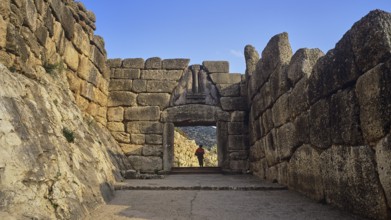Lion Gate, Mycenae, archaeological site, UNESCO World Heritage Site, Mycenae, Mycenae, important