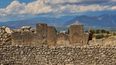 Tomb A, detail, archaeological site, UNESCO World Heritage Site, Mycenae, Mycenae, important city