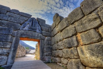 HDR, Lion Gate, Mycenae, Archaeological Site, UNESCO World Heritage Site, Mycenae, Mycenae,