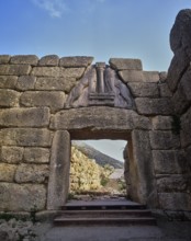 Lion Gate, Mycenae, archaeological site, UNESCO World Heritage Site, Mycenae, Mycenae, important
