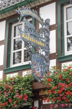 The old town of Ahrweiler, renovated, restored, partly rebuilt after the flood in the Ahr Valley in