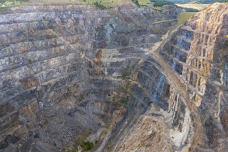 Lead, South Dakota - The former Homestake Mine in the Black Hills. Gold mining began in 1878 in an