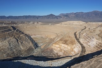Round Mountain, Nevada - The Round Mountain Gold Mine, an open pit mine operated by Kinross Gold